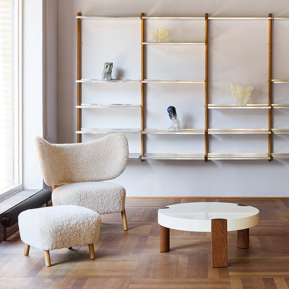 TMBO Lounge Chair with Pouf