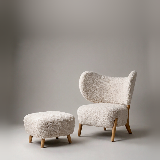 TMBO Lounge Chair with Pouf