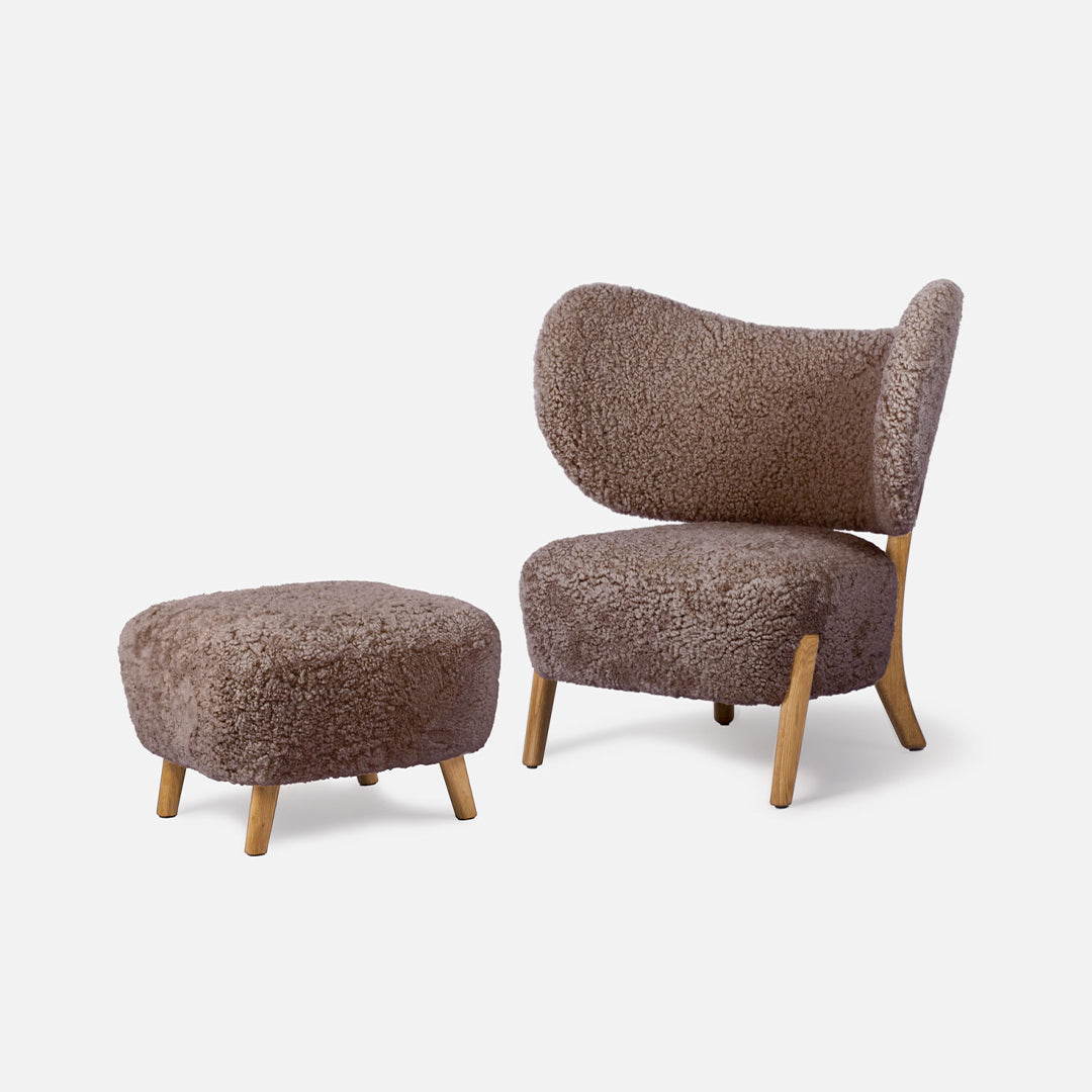 TMBO Lounge Chair with Pouf